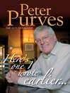 Peter Purves: The Autobiography (eBook): Here's One I Wrote Earlier